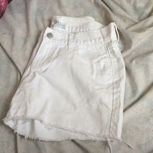 White shorts size 2